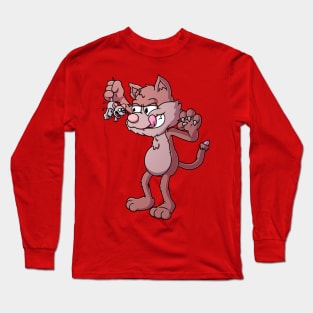 Cat vs. Mouse Long Sleeve T-Shirt